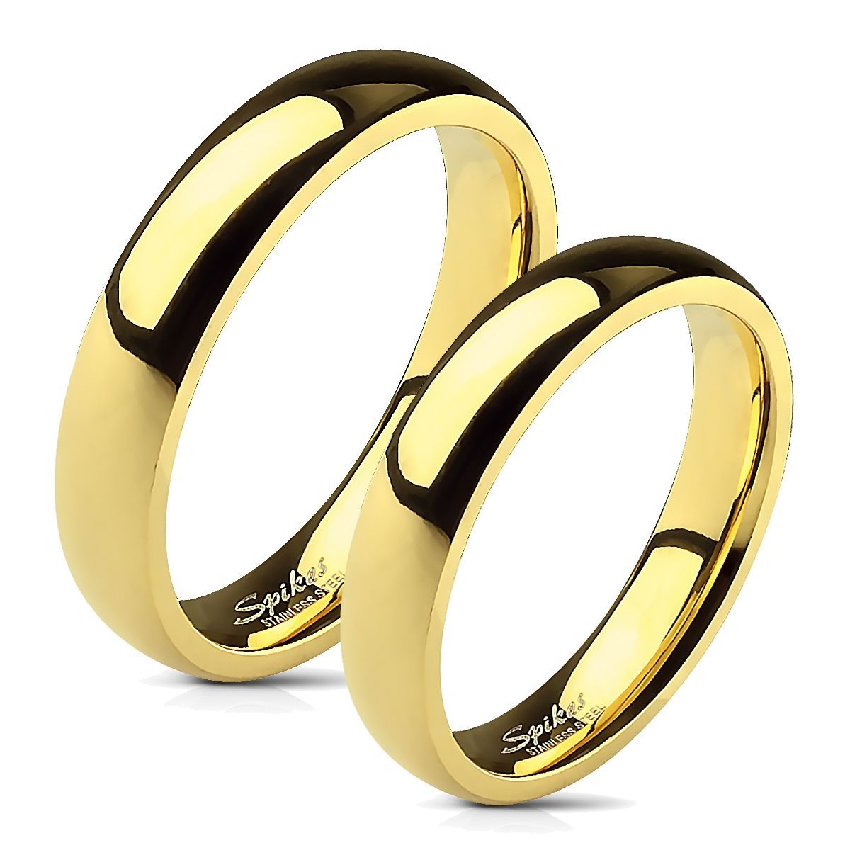 OPR1495 Snubní prsteny chirurgická ocel š. 4 mm - pár - OPR1495-4