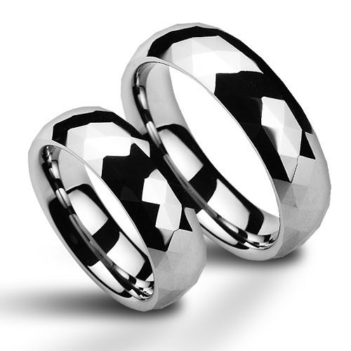 NUBIS NWF1035 Wolframové snubní prsteny - pár