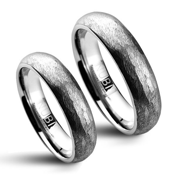 NUBIS NWF1010 Wolframové snubní prsteny - pár - NWF1010-6
