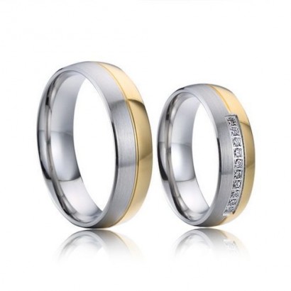 Ocelové snubní prsteny