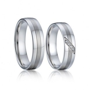 AN1041 Stříbrné snubní prsteny, stříbro AG925/1000 - pár