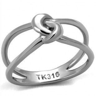 Ocelový prsten propletený vel. 52