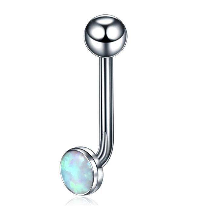 Levně S4U Christina piercing opál (světle modrá) - KT002-OP16
