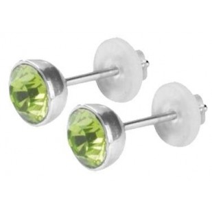 Naušnice se Swarovski krystaly ESSW11-peridot