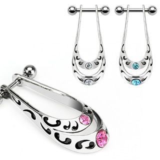 Levně Piercing do ucha helix chirurgická ocel HWJB10981
