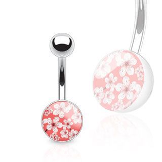 Levně Piercing do pupíku HWNS30FW2