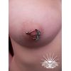Piercing do bradavky chirurgická ocel HWKQ0004