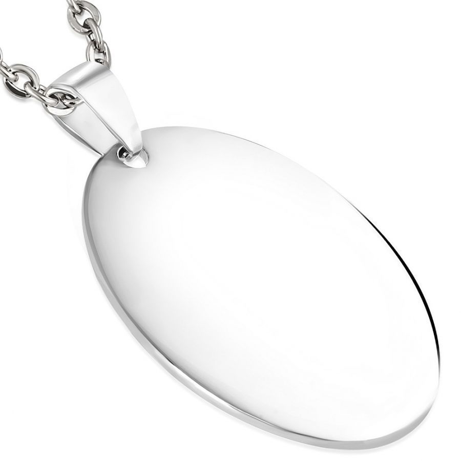 Oválná destička chirurgická ocel