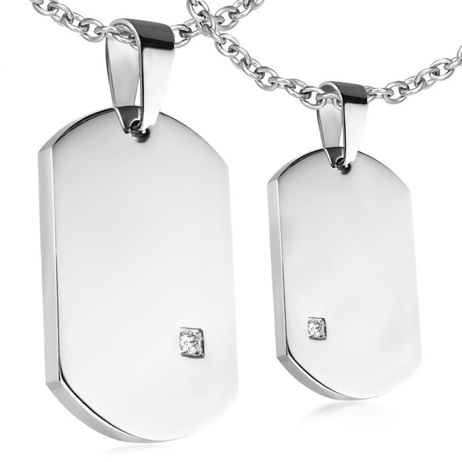 Partnerská sada - přívěsky chirurgická ocel