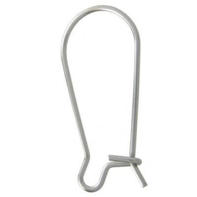 S4U Ocelové náušnicové zapínání uzavřené - 1kus - OK1012