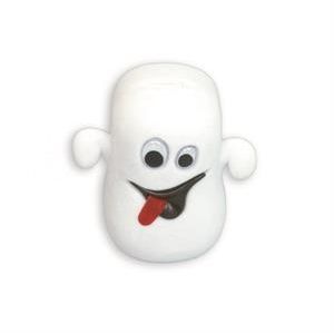 S4U Semišová dárková krabička - strašidýlko bílé - KR0057-WH
