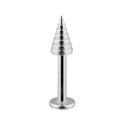 Piercing do brady - labreta stupňovitá