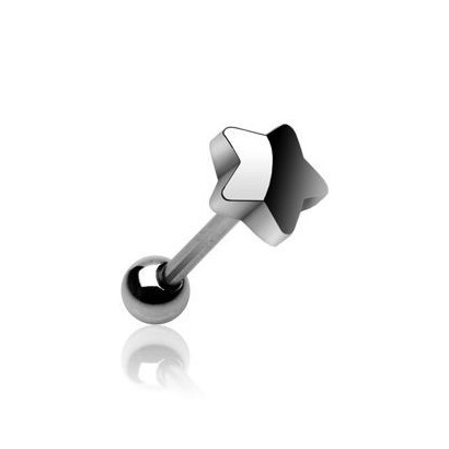 Piercing do jazyka - hvězda