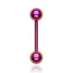 Levně S4U Piercing do jazyka fialový - PJ01131