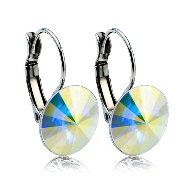 S4U Ocelové náušnice - Crystal AB - NBSS002