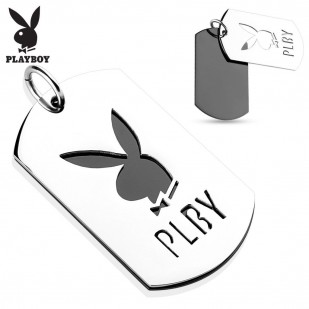 Ocelový přívěsek Playboy