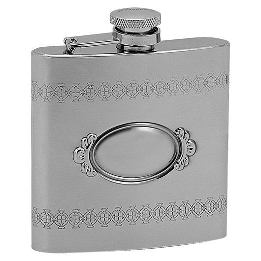 S4U Ocelová kapesní lahev - placatka 180ml v dárkovém balení - 97025