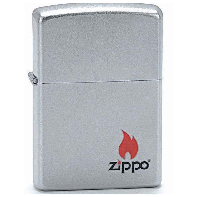 ZIPPO ZIPPO Logo - benzínový zapalovač matný - 20199
