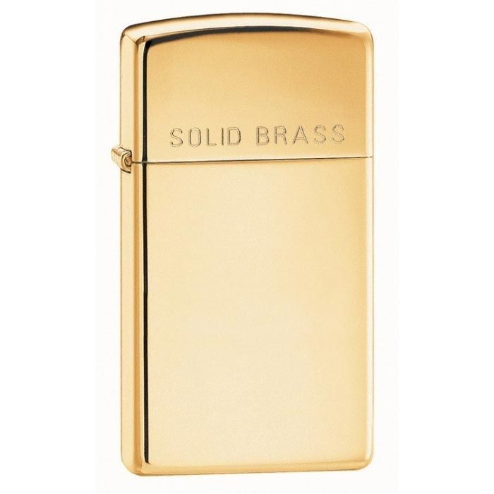 ZIPPO ZIPPO Solid brass Slim zapalovač - 24067