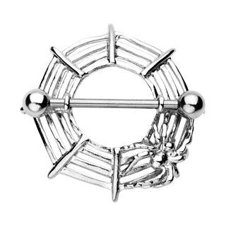 Levně Piercing do bradavky - pavouk - BR01001