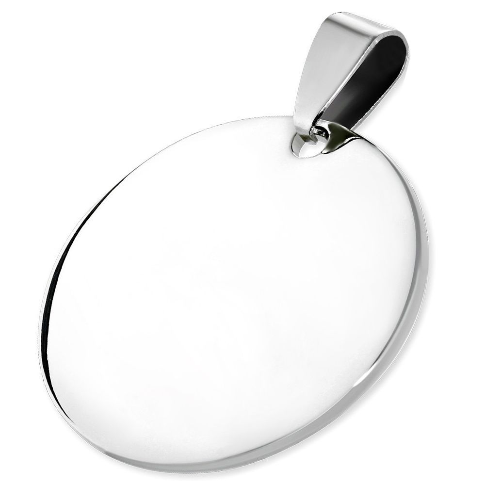 Ocelový přívěsek kruh 30 mm - DR1100-30