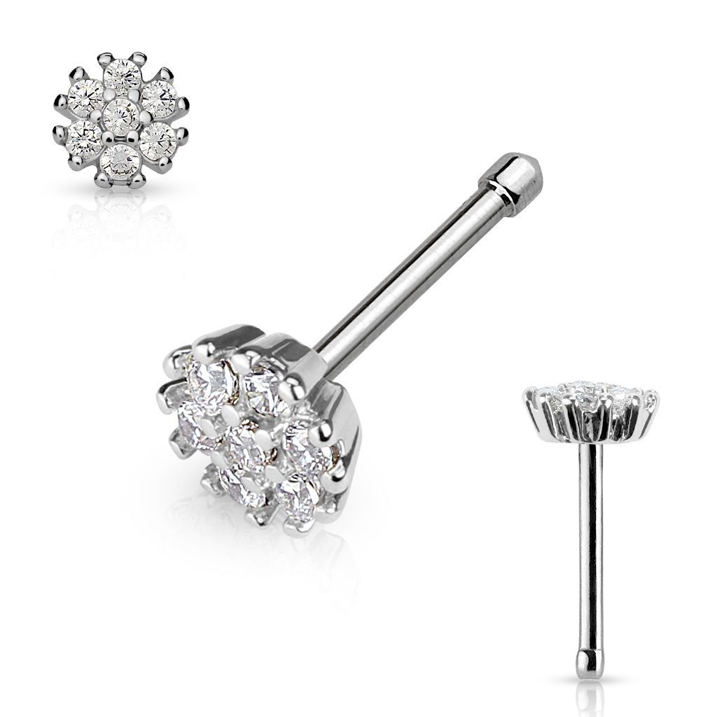 Levně S4U Piercing do nosu - kytička - N0032