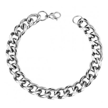 Pánský ocelový náramek, tl. 10 mm