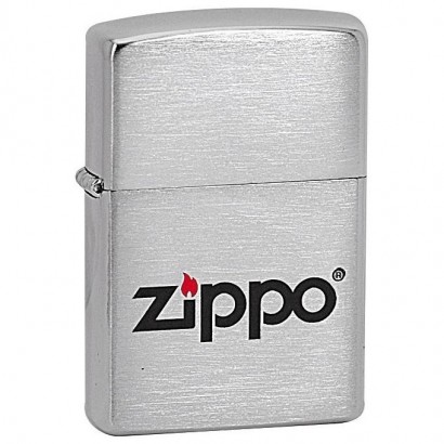 ZIPPO Logo LC - benzínový zapalovač broušený