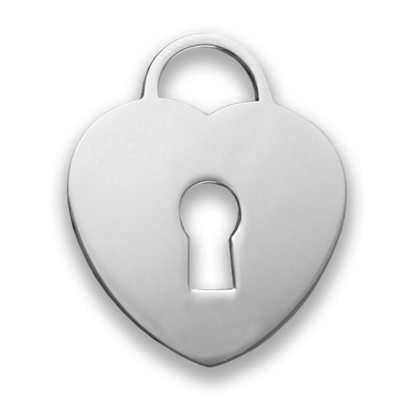 S4U Ocelový přívěsek srdce - DR1164