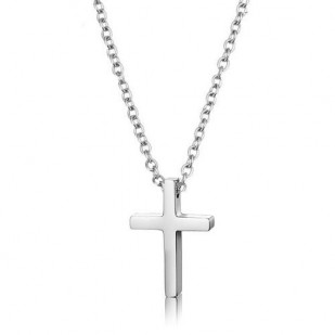 Ocelový náhrdelník - řetízek s přívěskem křížek