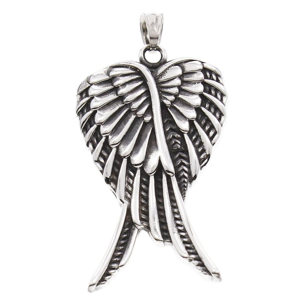 S4U Přívěsek ocel - zkřížená andělská křídla - OPP1549