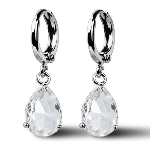 NUBIS Náušnice NUBIS Carmen s čirými zirkony - NBB1038