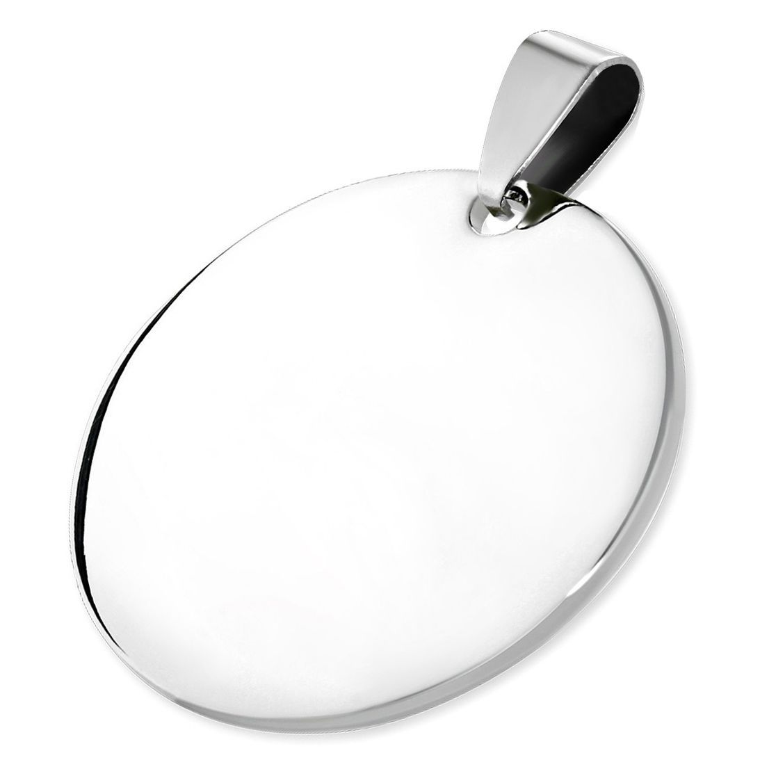 Ocelový přívěsek kruh 35 mm - DR1100-35