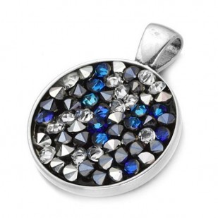 Přívěsek s krystaly Crystals from Swarovski® BLUE PEPPER
