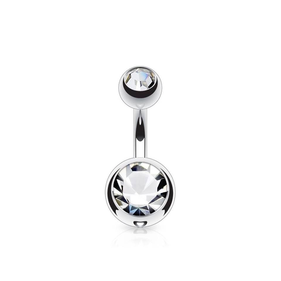 Levně Piercing do pupíku banánek extra krátký 1,6 x 6 mm