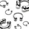 Piercing - podkova (3,0 x 16 mm, 6 mm)