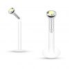 Labreta BioFlex, zirkon 2 mm (čirá)