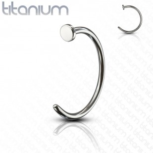 Piercing do nosu - kruh titan