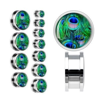 Plug do ucha šroubovací - paví oko