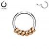 Piercing segment kruh ozdobný, 1,2 x 8 mm