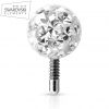 Kulička s krystaly Swarovski® 4 mm