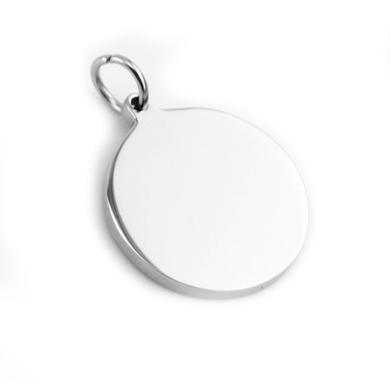 S4U Malý ocelový přívěsek kruh 15 mm - DR1284