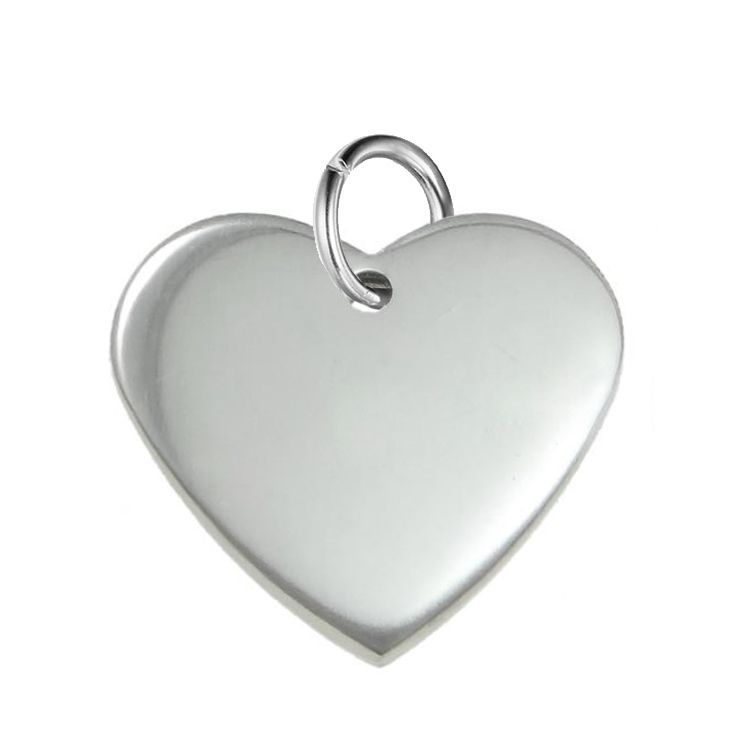S4U Ocelový přívěsek srdíčko malé - DR1285