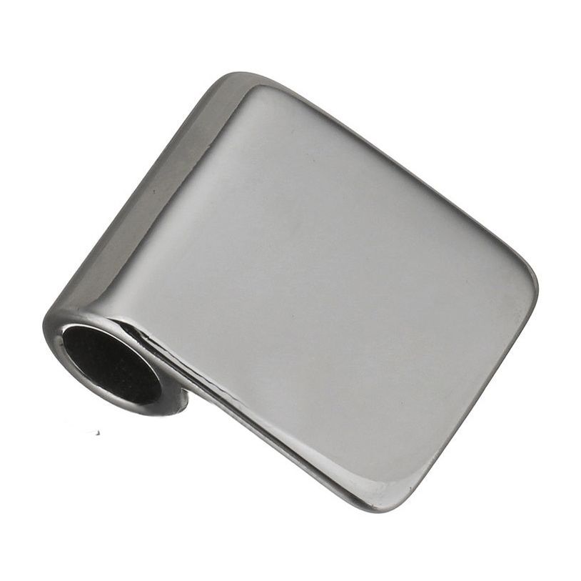 S4U Ocelový přívěsek destička s otvorem - DR1287-M