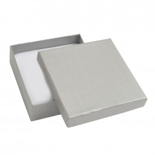 Dárková krabička - stříbřitě šedá