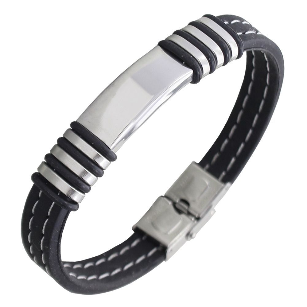 S4U Kaučukový náramek prošívaný - NR1244