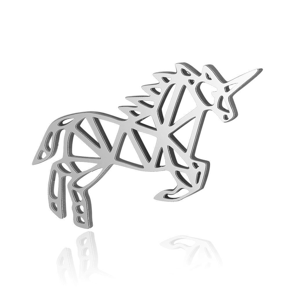 S4U Ocelový přívěsek - jednorožec - OPP1754-ST