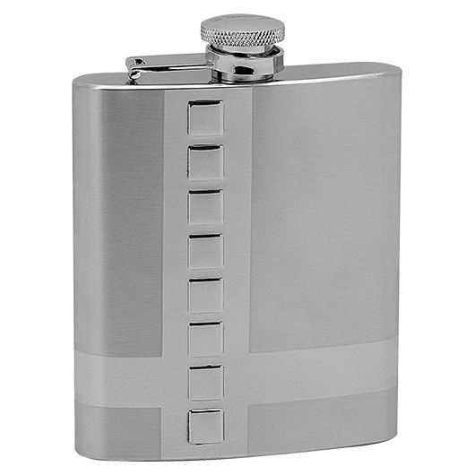 Lucca di Maggio Ocelová kapesní lahev - placatka 220ml v dárkovém balení - Z0088