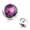 Náhradní kamínek, závit 1,2 mm, průměr 3 mm (vitrail medium)