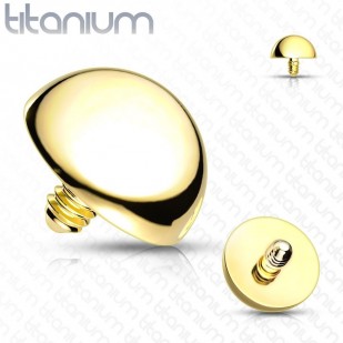 Náhradní půlkulička TITAN k labretě, závit 1,2 mm, rozměr 3 mm